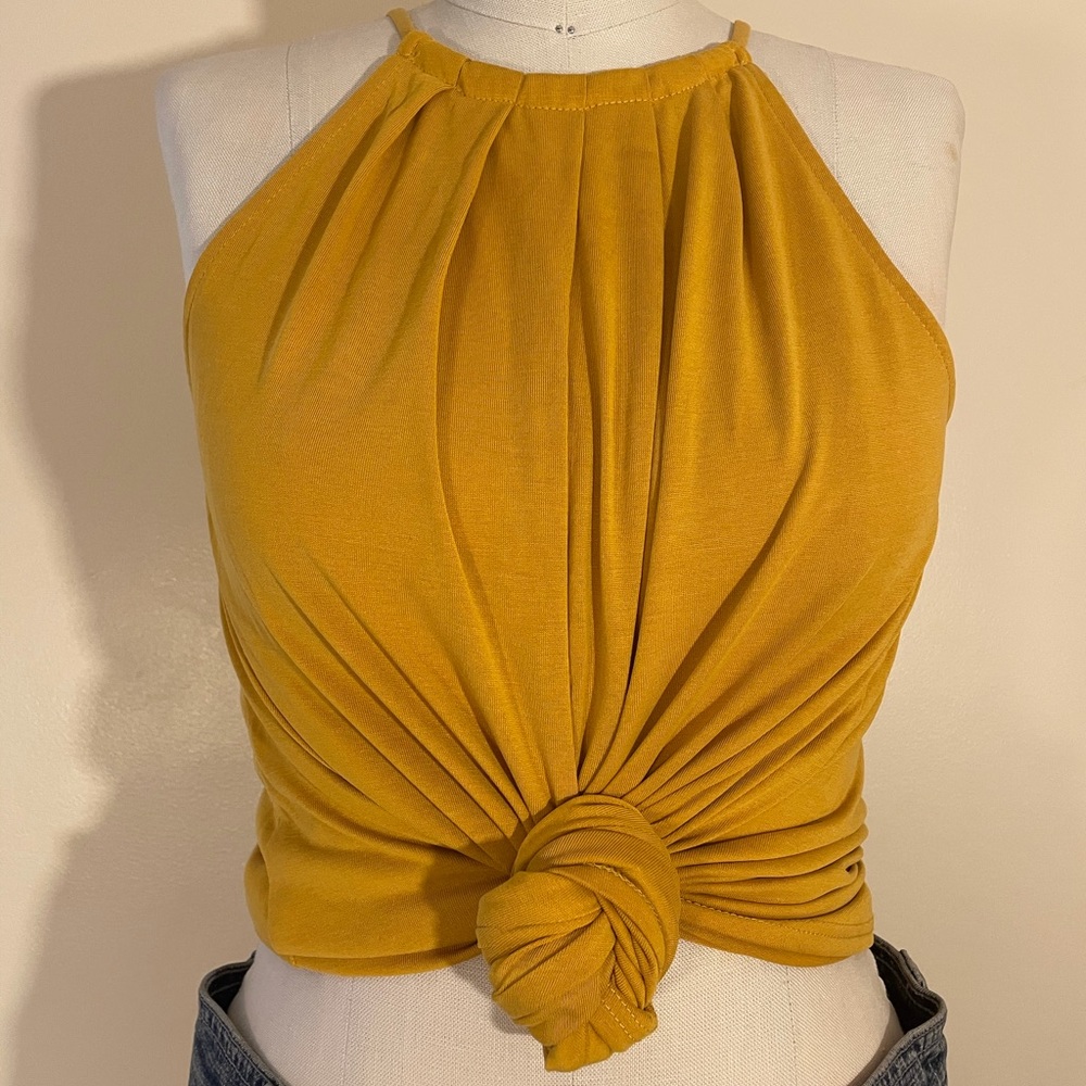 Green Envelope Mustard Top